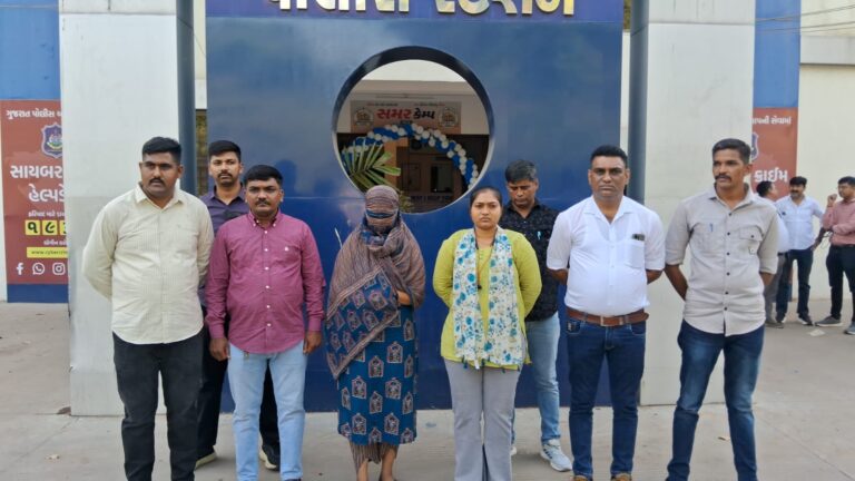 अहमदाबाद ज्वेलर्स दुकान में लाखों की चोरी करने वाली महिला गिरफ्तार, दो केसों का खुलासा