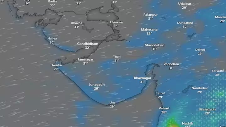 गुजरात में 5 दिन भारी से अति भारी बारिश का अलर्ट, कई जिलों में रेड अलर्ट जारी